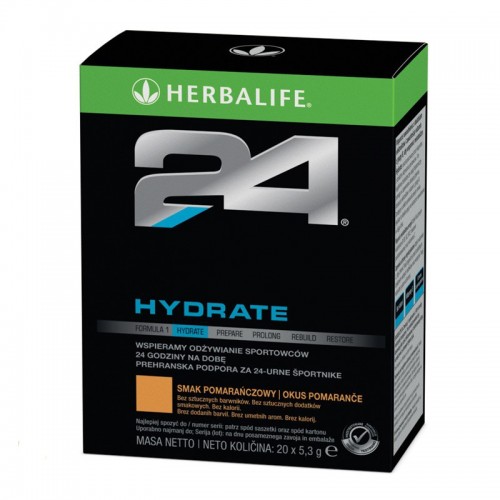 NAPÓJ BEZ KALORII HYDRATE H24 wspiera metabolizm energetyczny